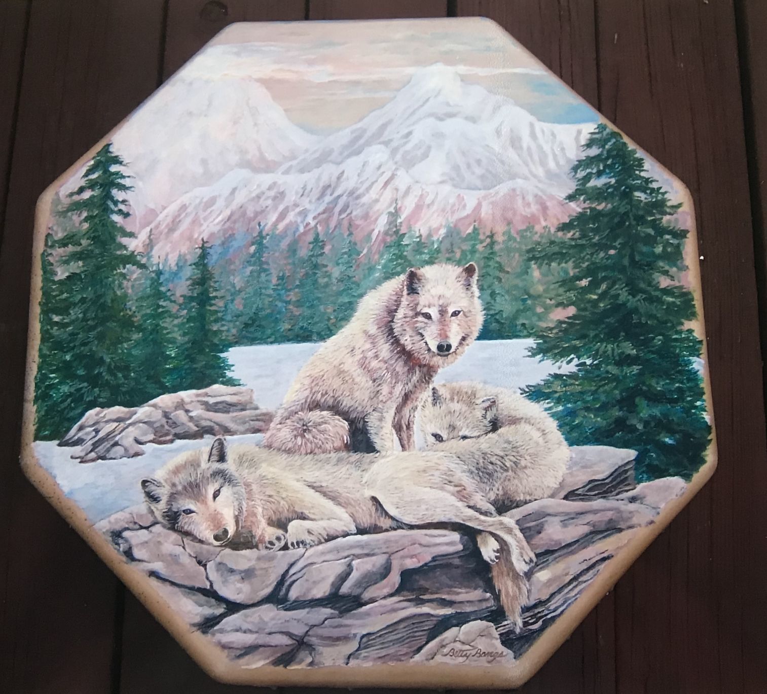 Wolves drum, Betty Bangs